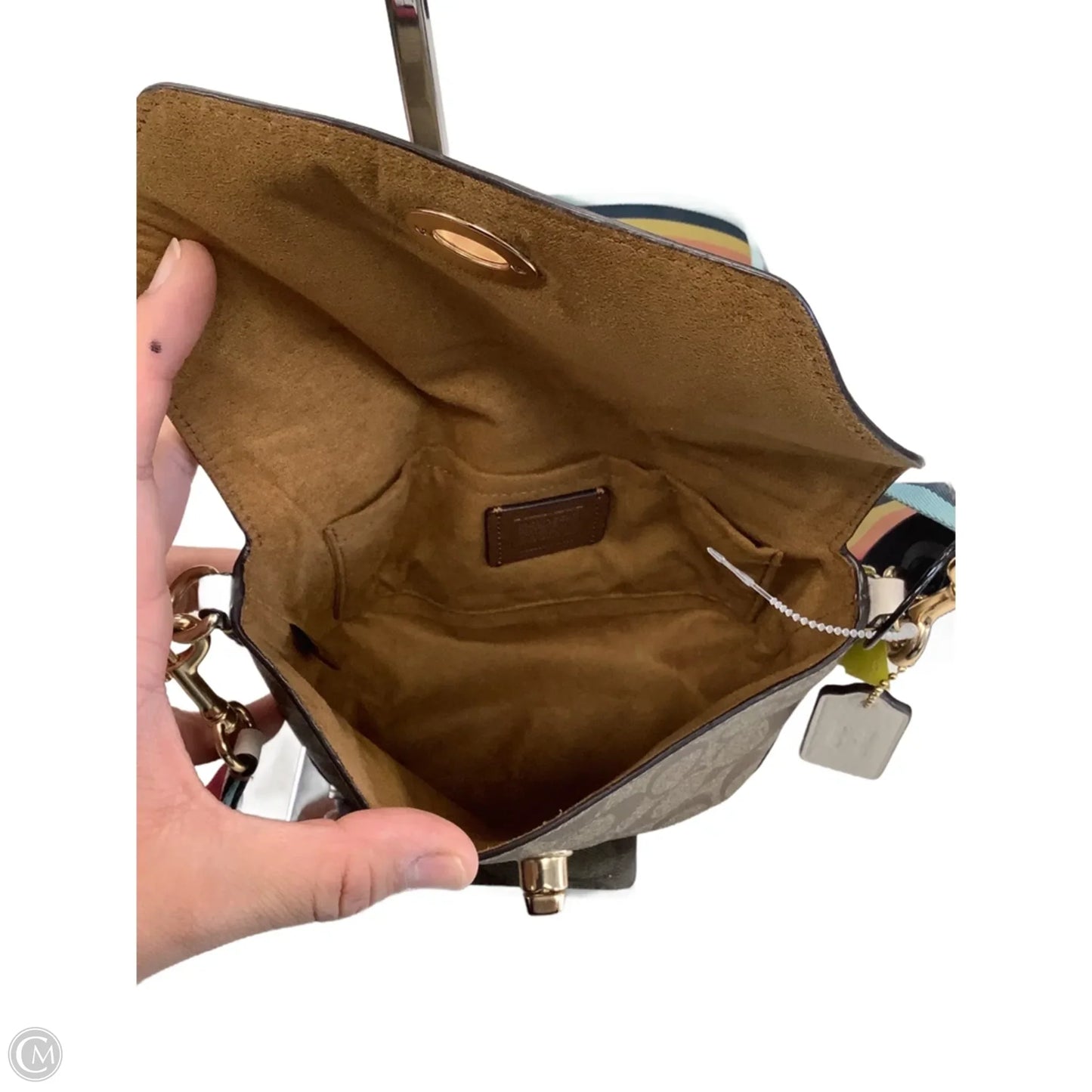 Crossbody Designer By Coach, Size: Small
