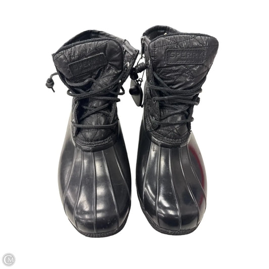Boots Rain By Sperry In Black, Size: 10