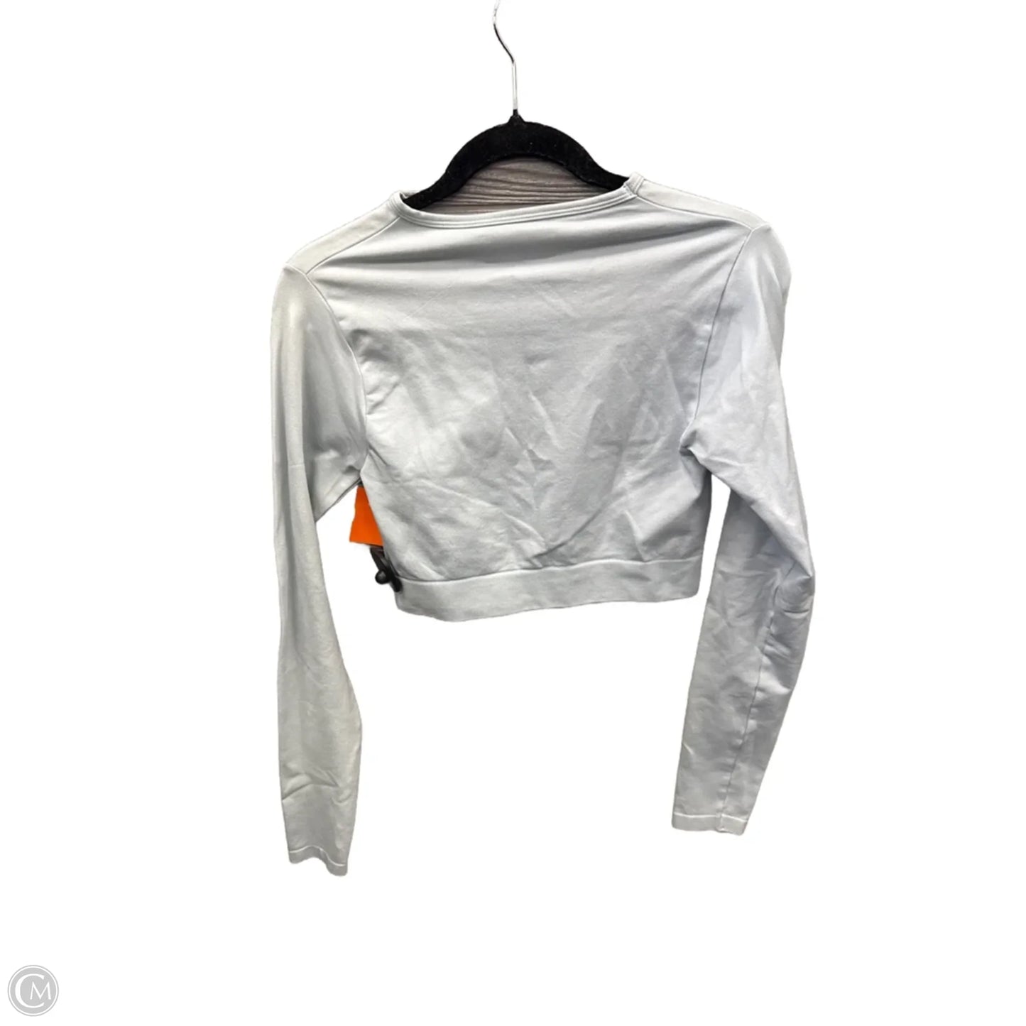 Athletic Top Long Sleeve Crewneck By Clothes Mentor In Grey, Size: M