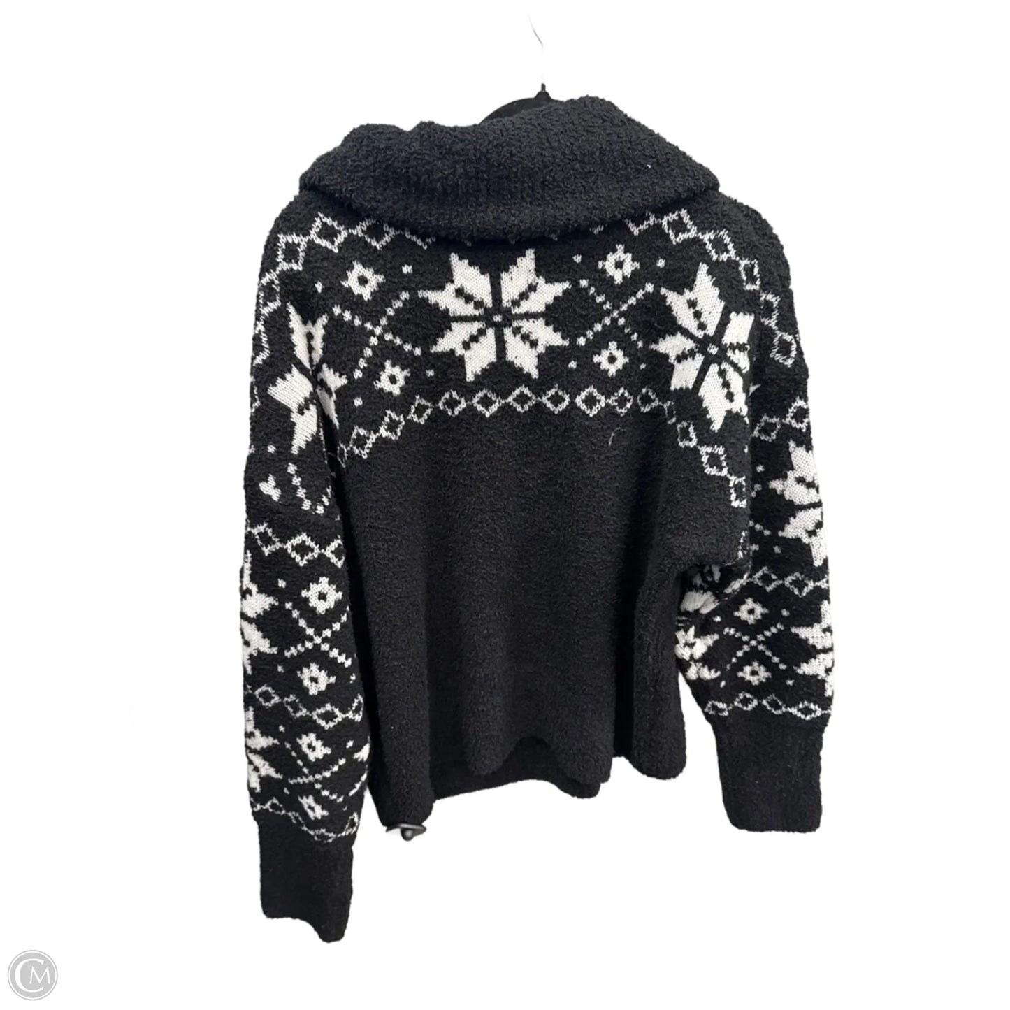 Sweatshirt Collar By Time And Tru In Black, Size: Xxl