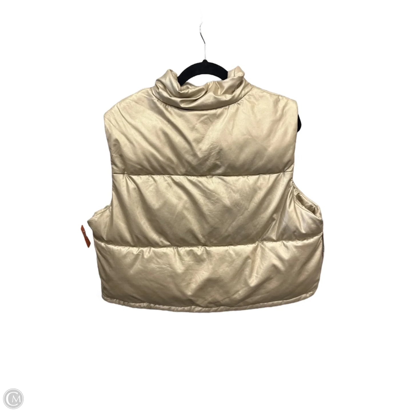 Vest Puffer & Quilted By Marc New York In Gold, Size: Xl