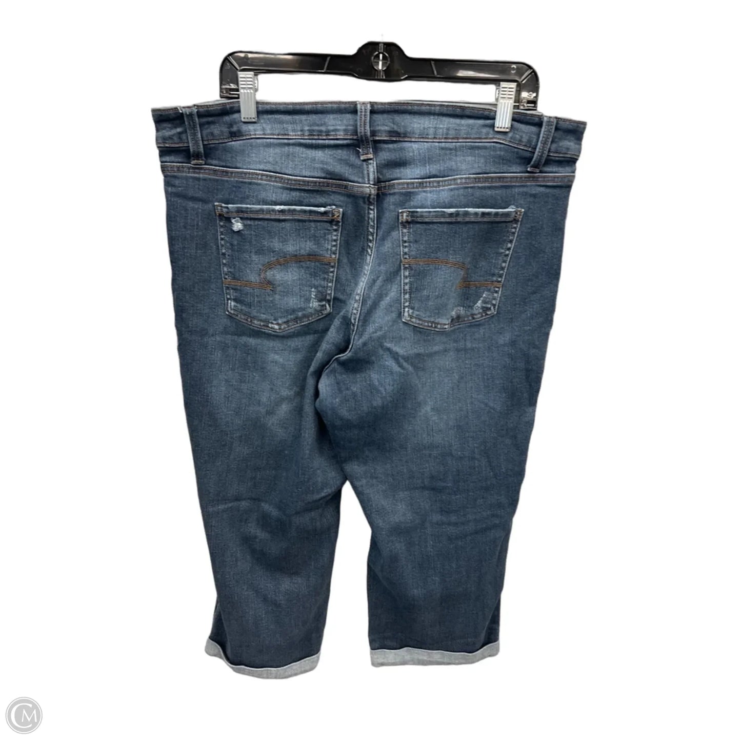 Capris By Time And Tru In Blue Denim, Size: 18