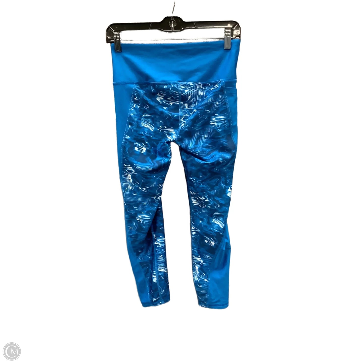 Athletic Leggings By Under Armour In Blue, Size: M