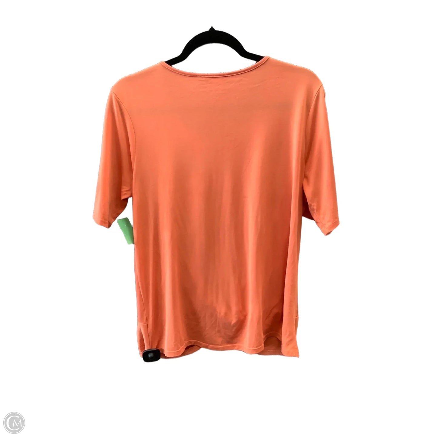 Top Short Sleeve Basic By Cato In Orange, Size: M