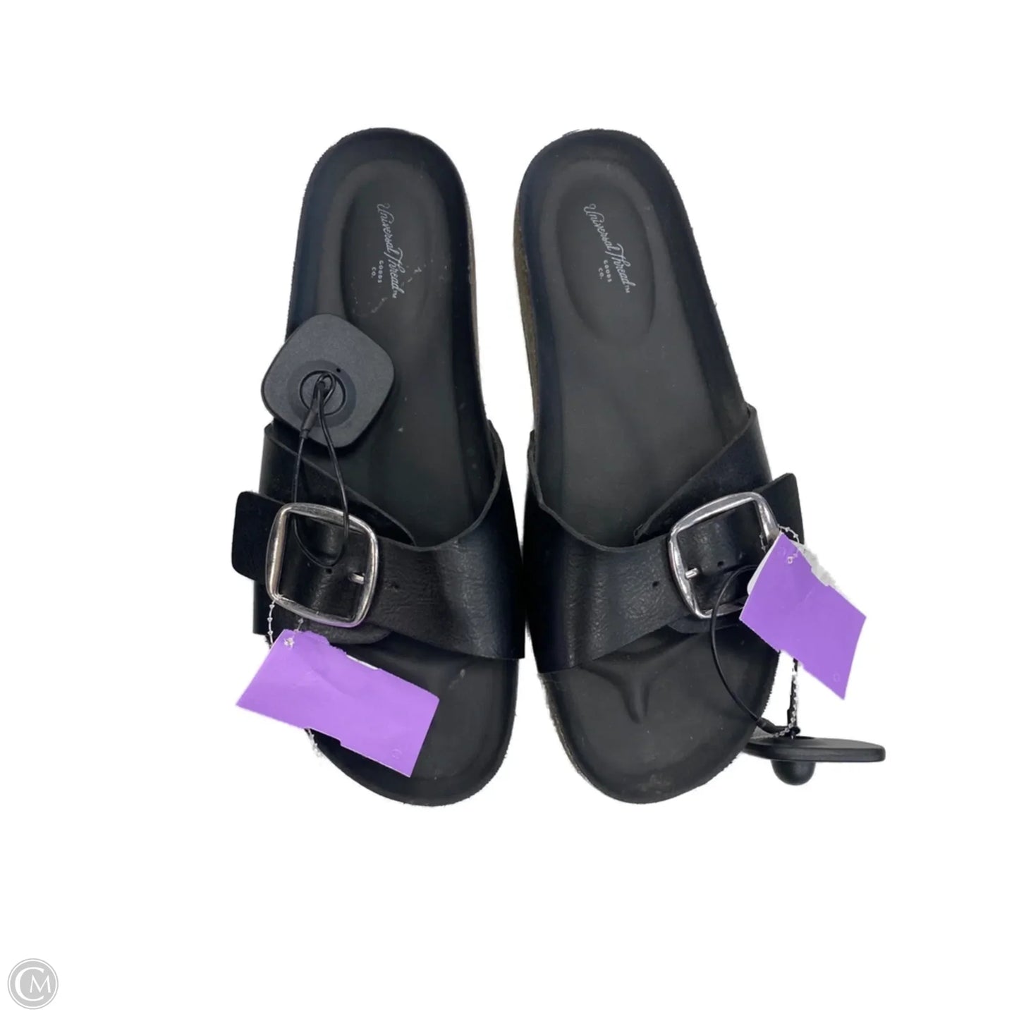 Sandals Flats By Universal Thread In Black, Size: 7.5