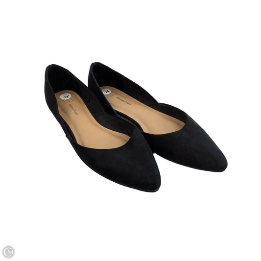 Shoes Flats By Time And Tru In Black, Size: 7.5