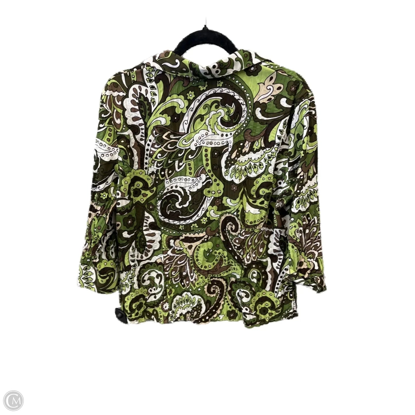 Top Long Sleeve By Apt 9 In Multi-colored, Size: L