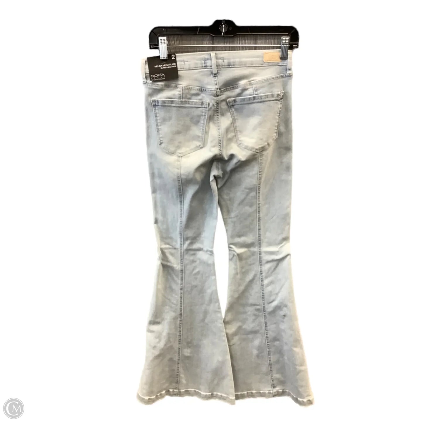Jeans Flared By Sofia By Sofia Vergara In Blue Denim, Size: 2