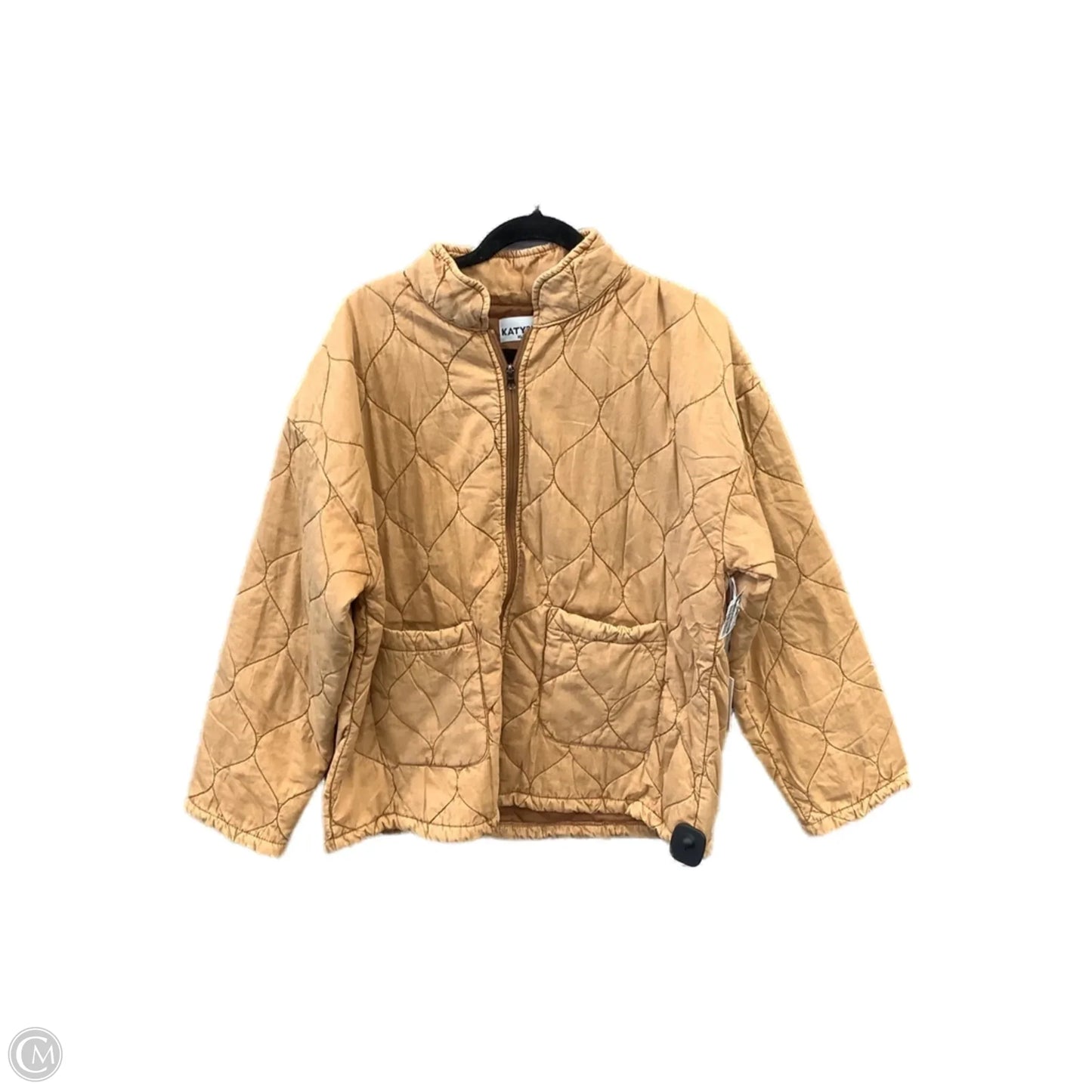 Jacket Puffer & Quilted By Clothes Mentor In Tan, Size: Xl