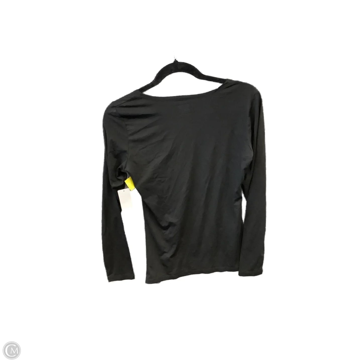Athletic Top Long Sleeve Collar By 32 Degrees In Black, Size: M