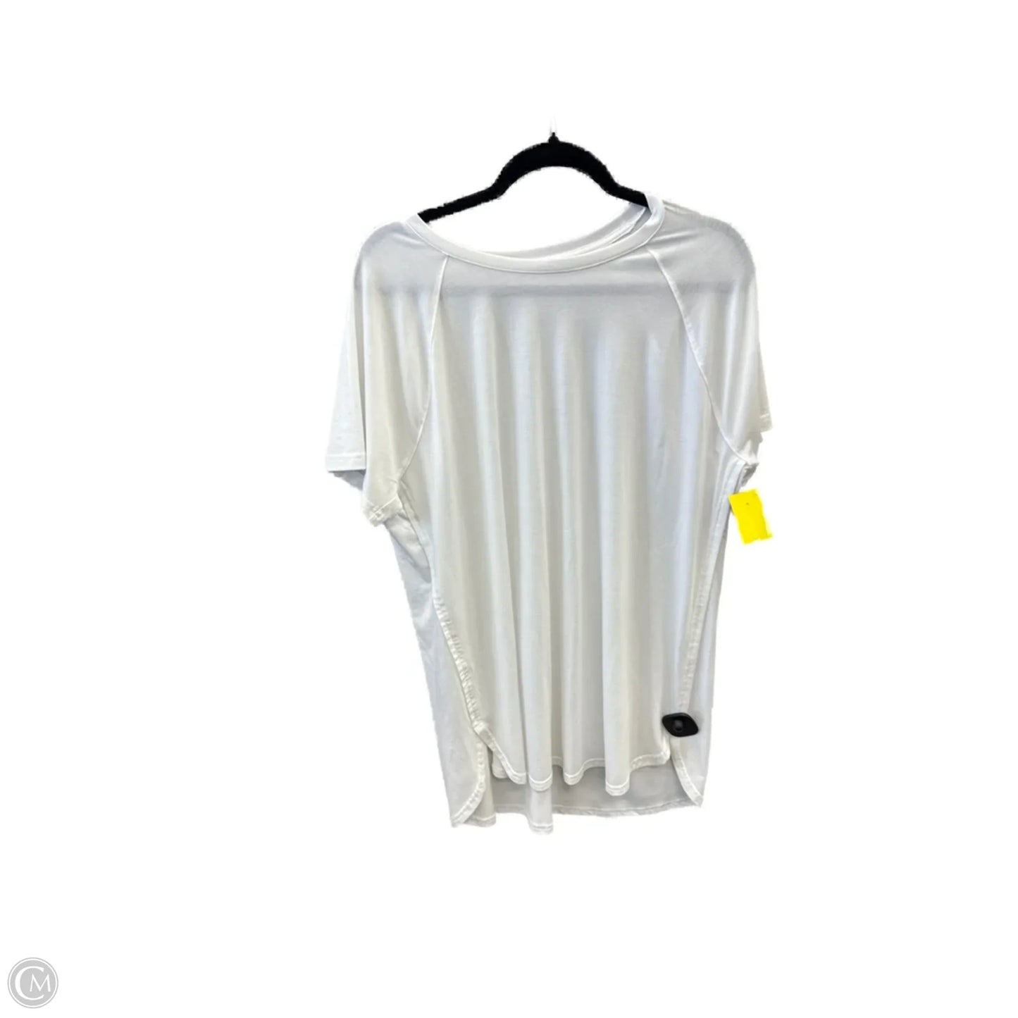 Athletic Top Short Sleeve By Tek Gear In White, Size: Xxl