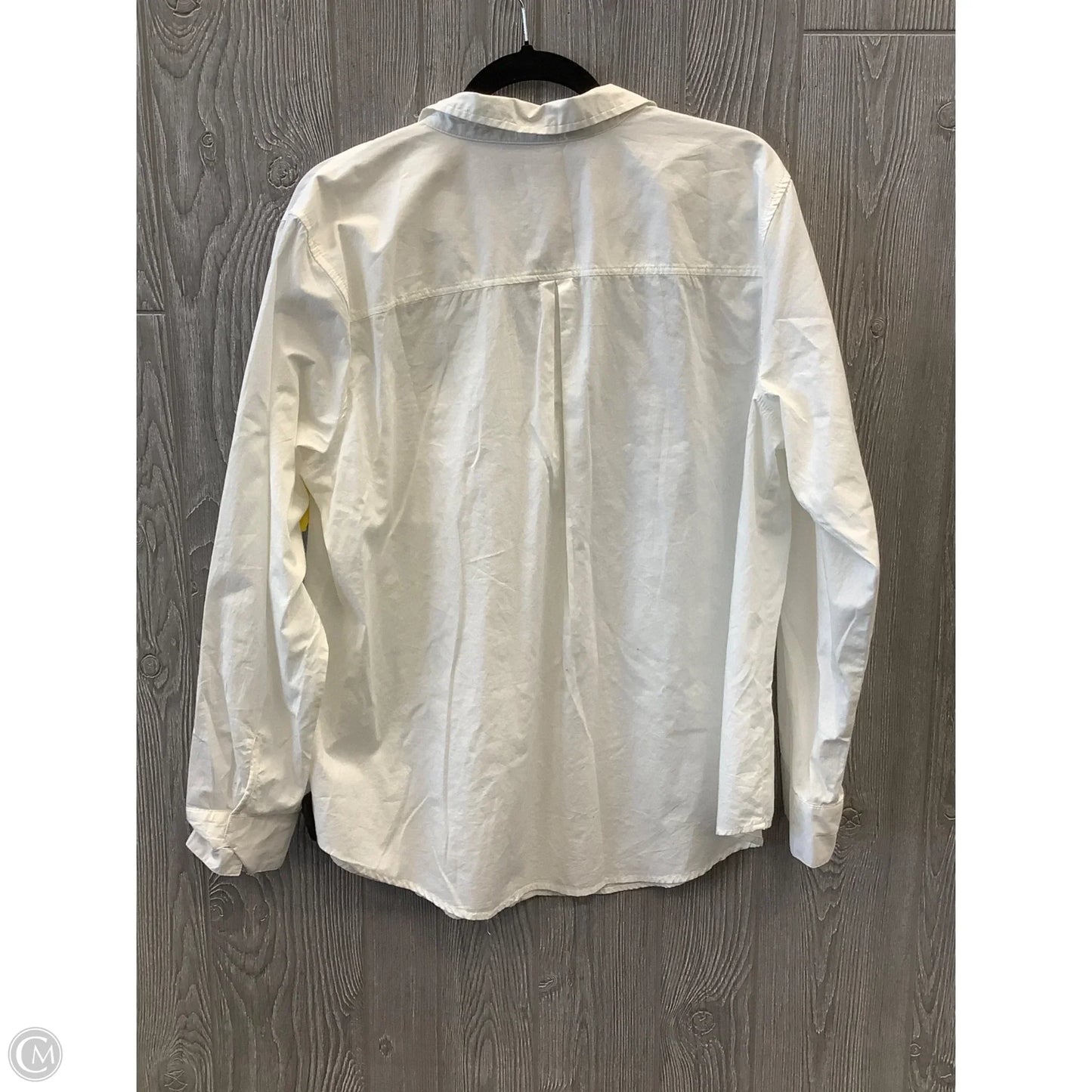 Top Long Sleeve Basic By Maurices In White, Size: Xl