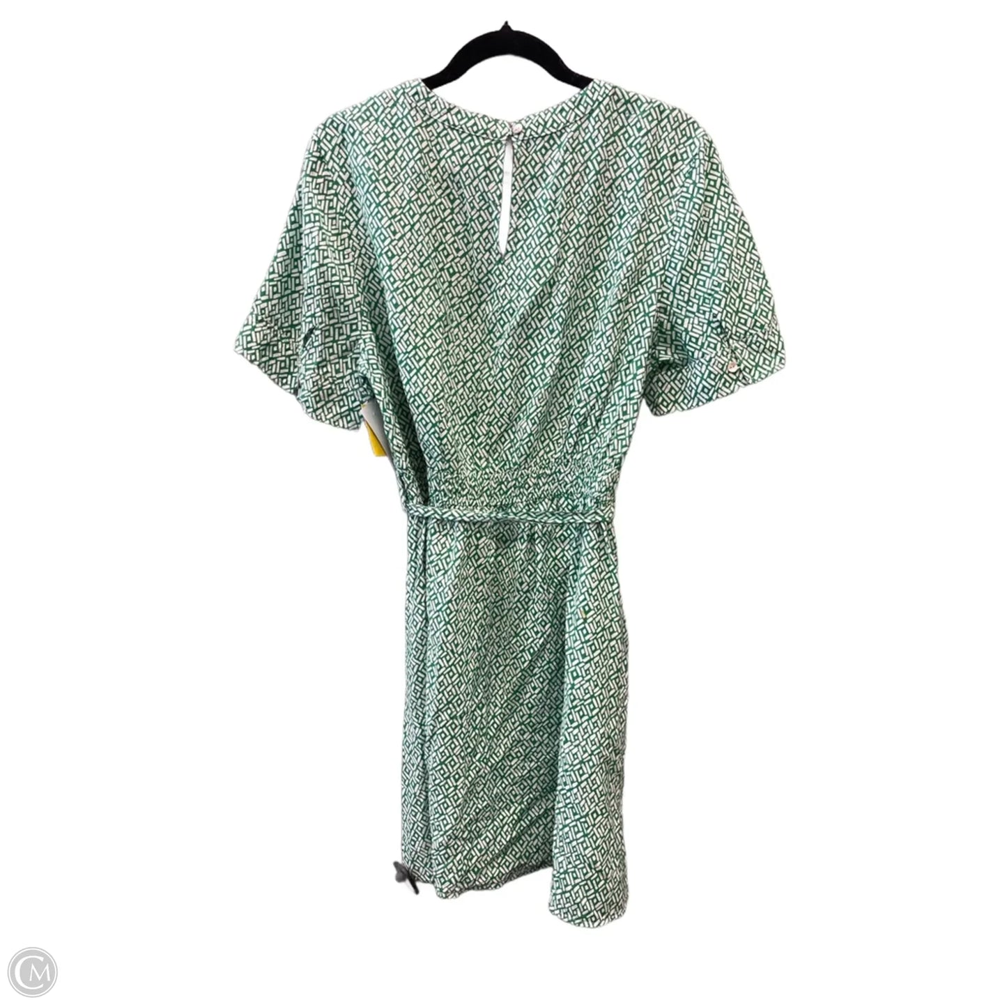 Dress Casual Midi By Kate And Lily In Green & White, Size: Xlp
