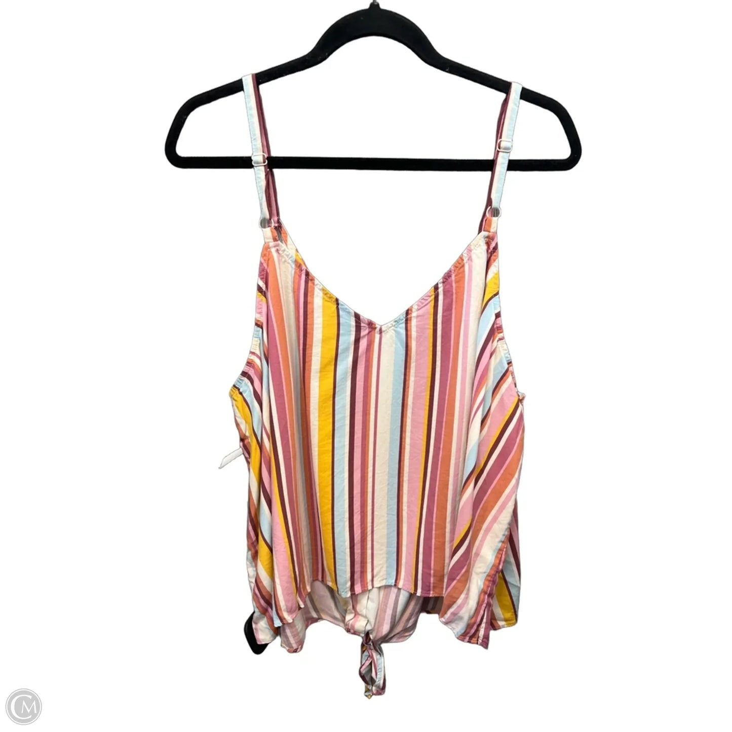 Top Sleeveless By Torrid In Striped Pattern, Size: 3x