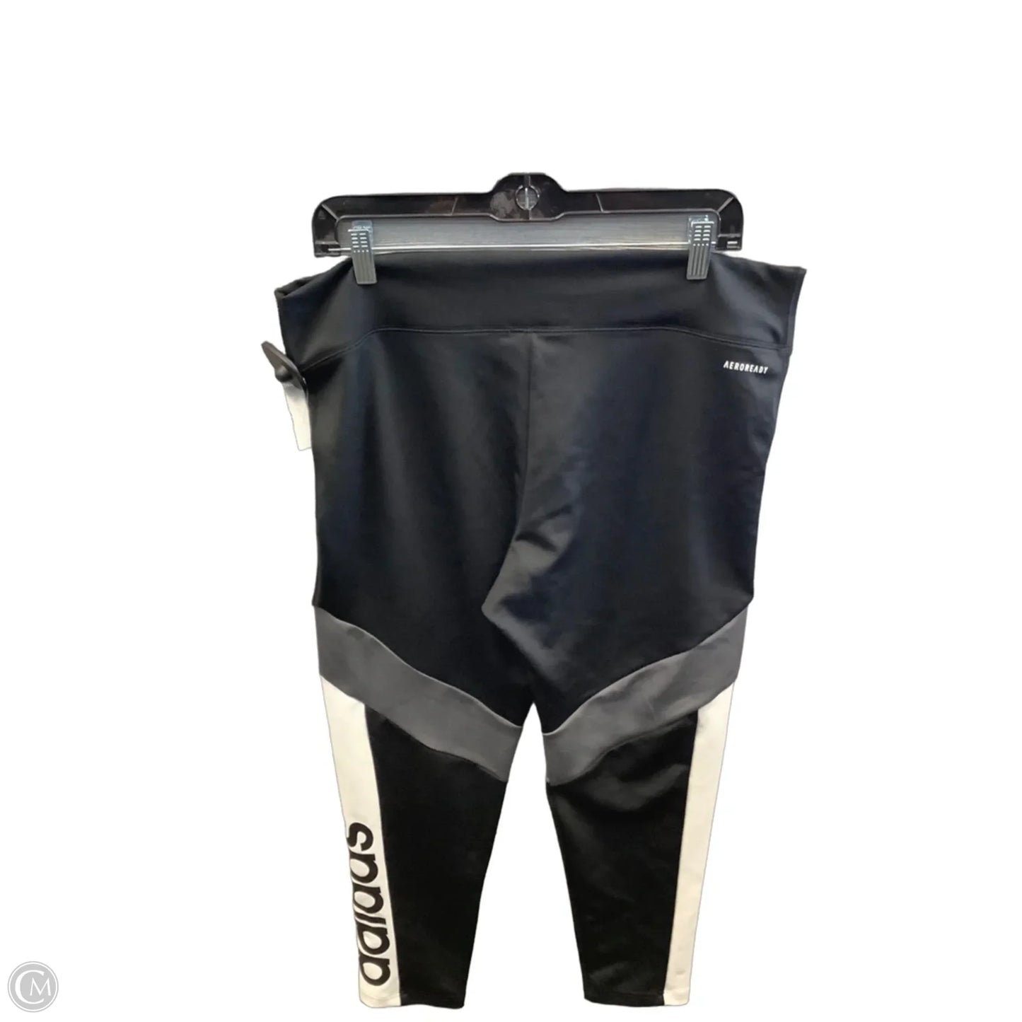 Athletic Leggings By Adidas In Black, Size: Xl
