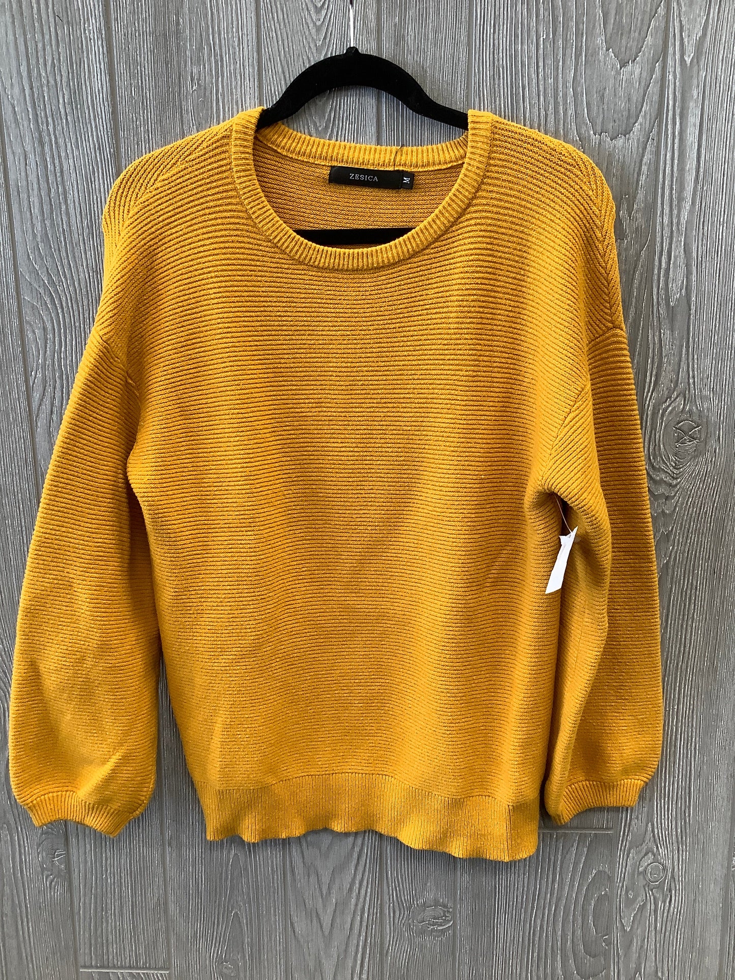 Sweater By Clothes Mentor In Yellow, Size: M