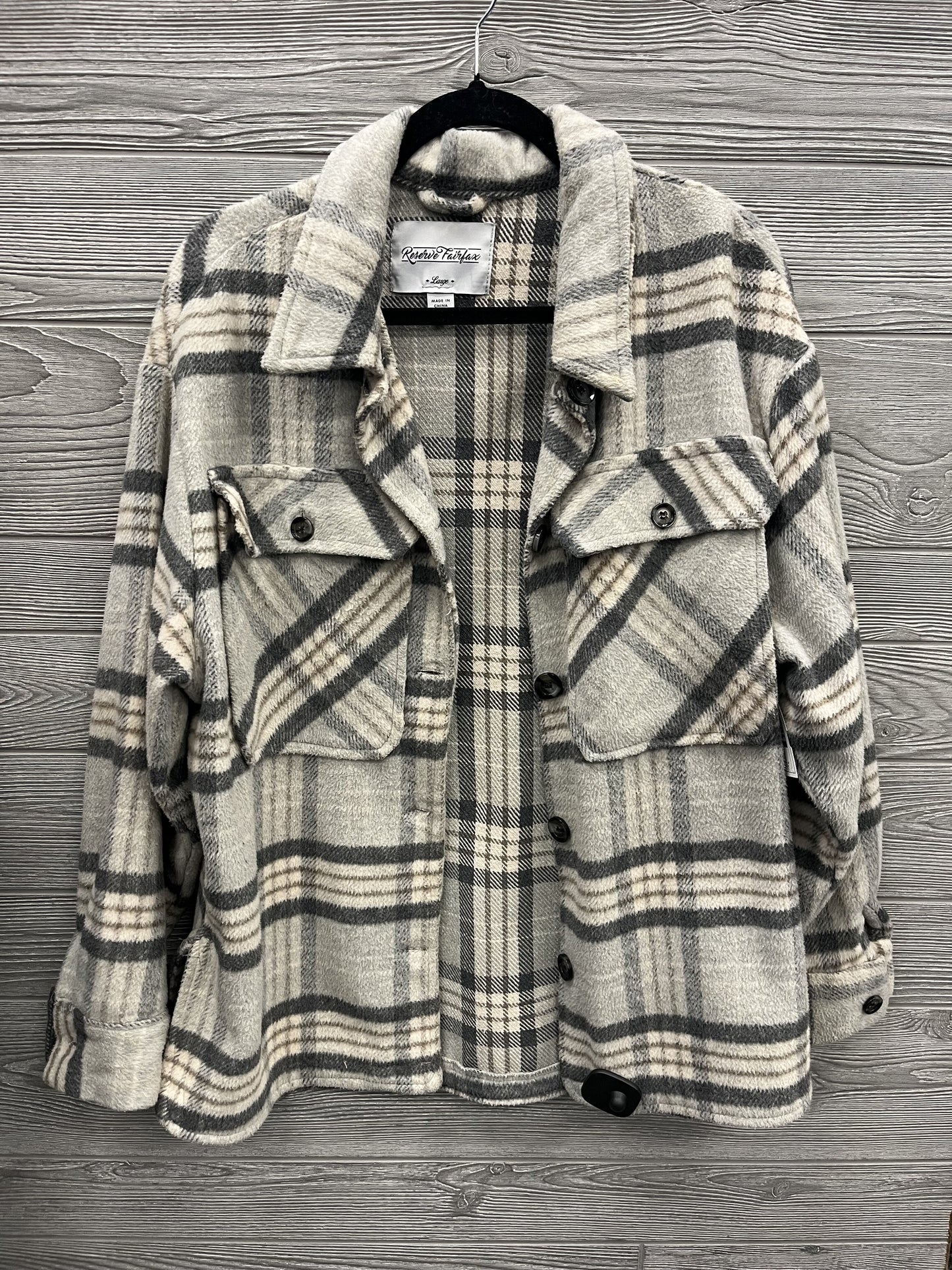 Jacket Shirt By Clothes Mentor Size: L