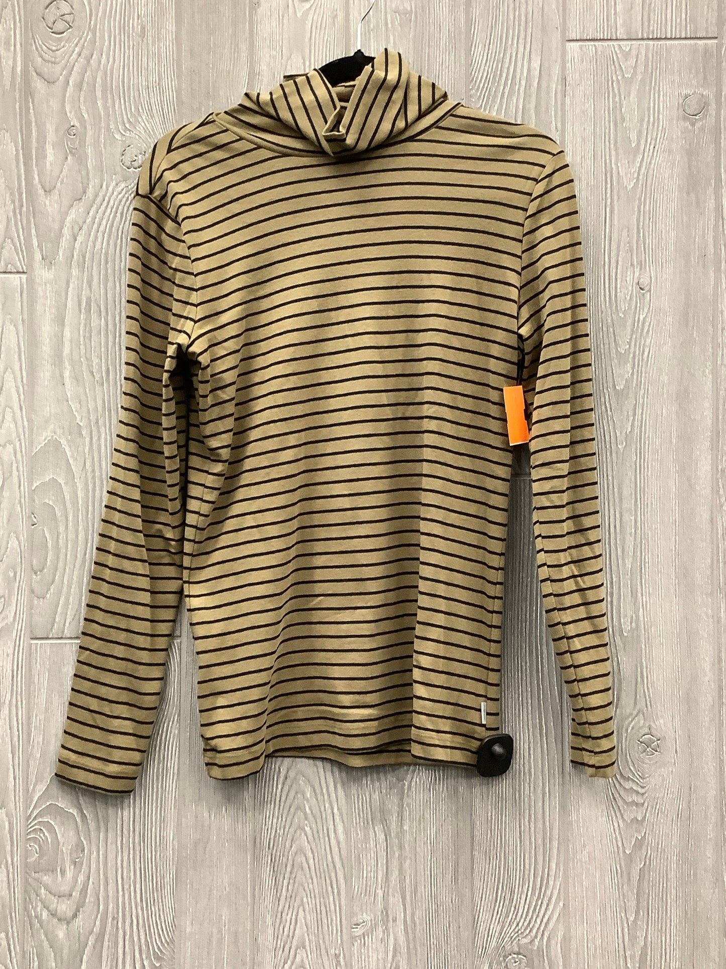 Top Long Sleeve By Eddie Bauer In Striped Pattern, Size: L