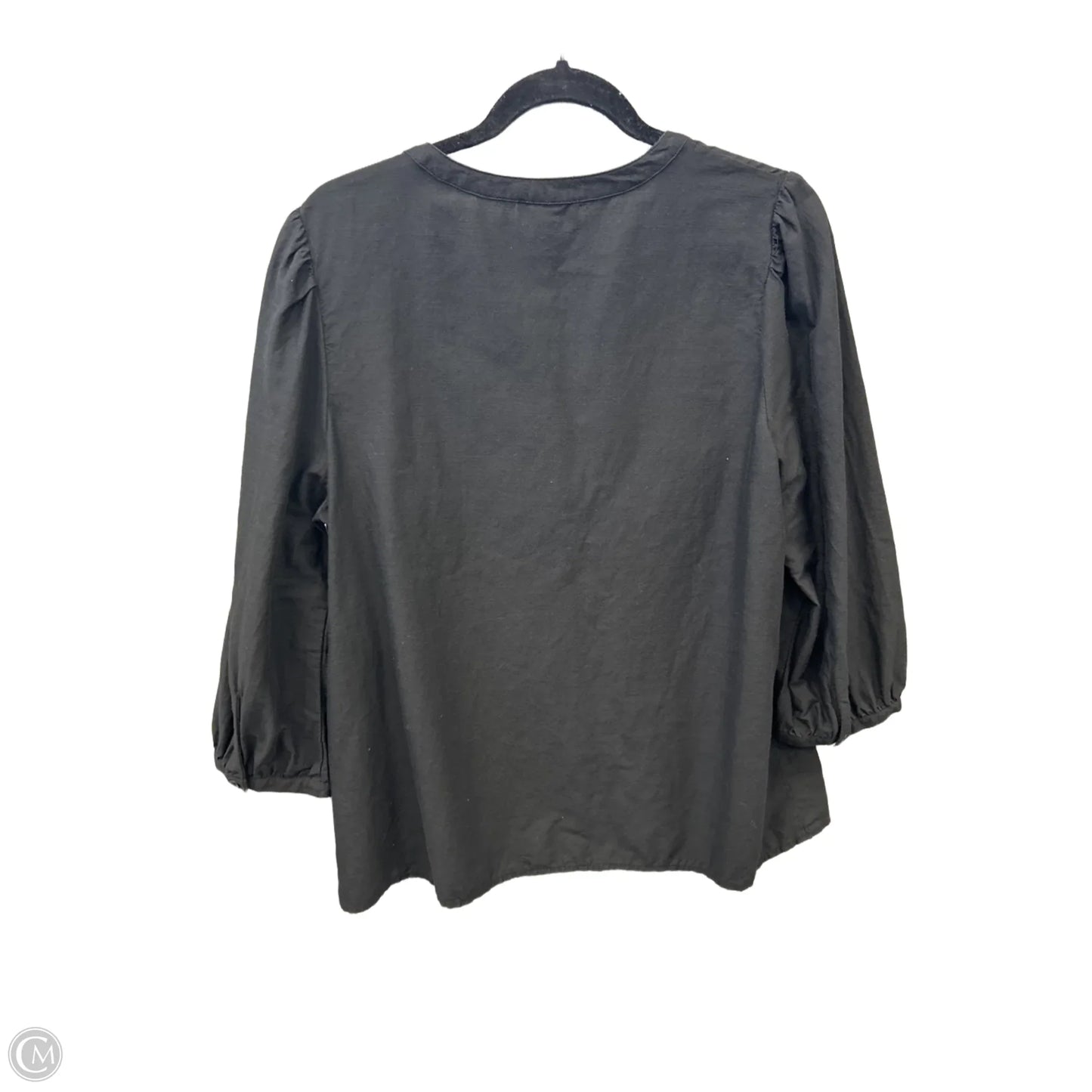 Top Long Sleeve By Knox Rose In Black, Size: L