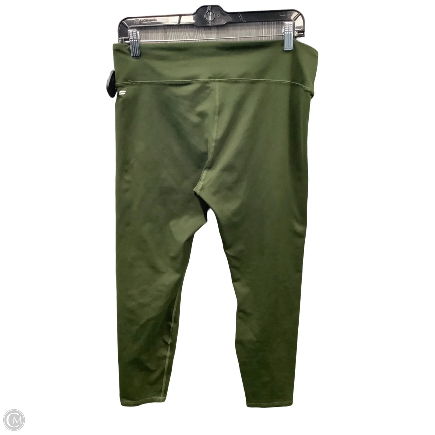 Athletic Capris By Fabletics In Green, Size: Xl