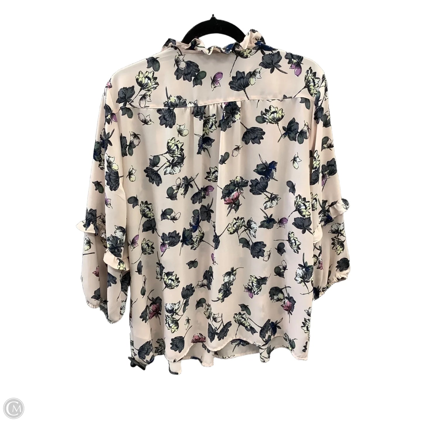 Top Long Sleeve By Maurices In Pink, Size: Xl