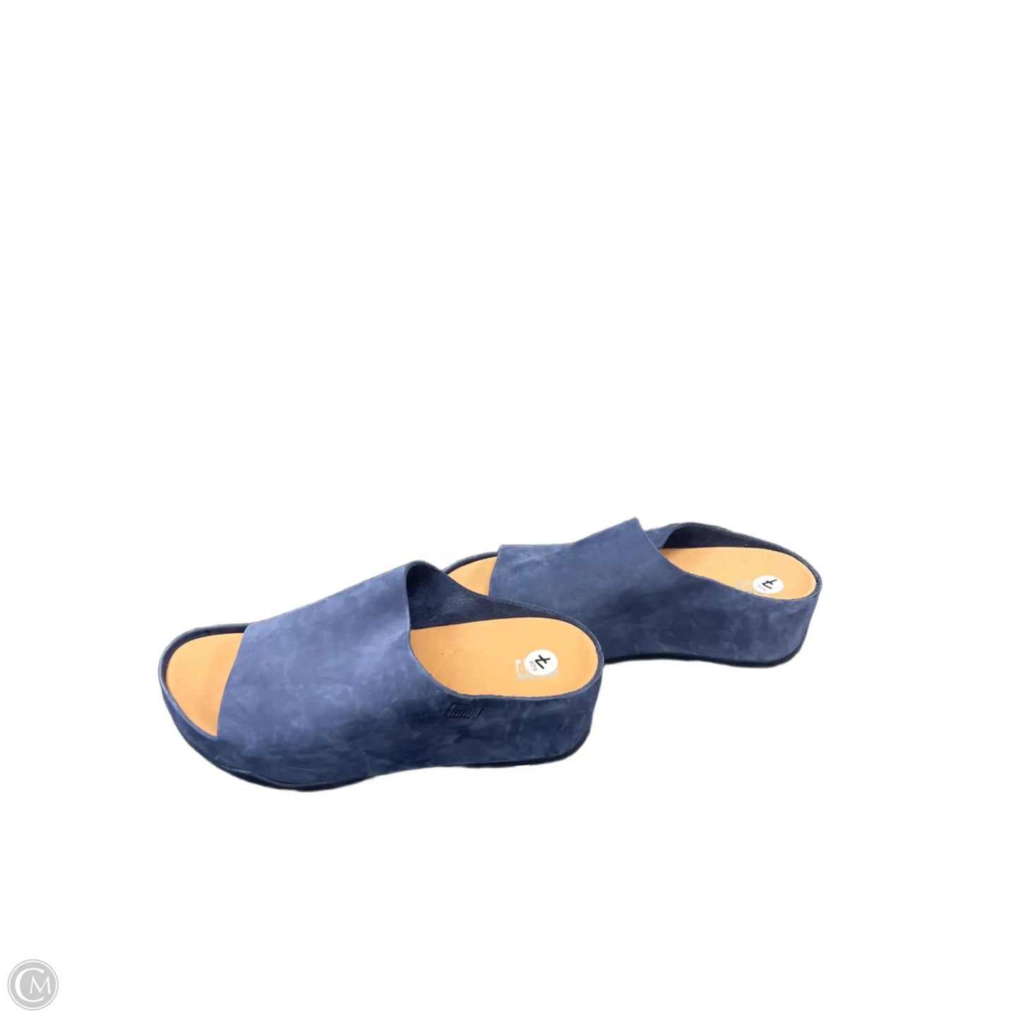 Sandals Flats By Fitflop In Blue, Size: 7