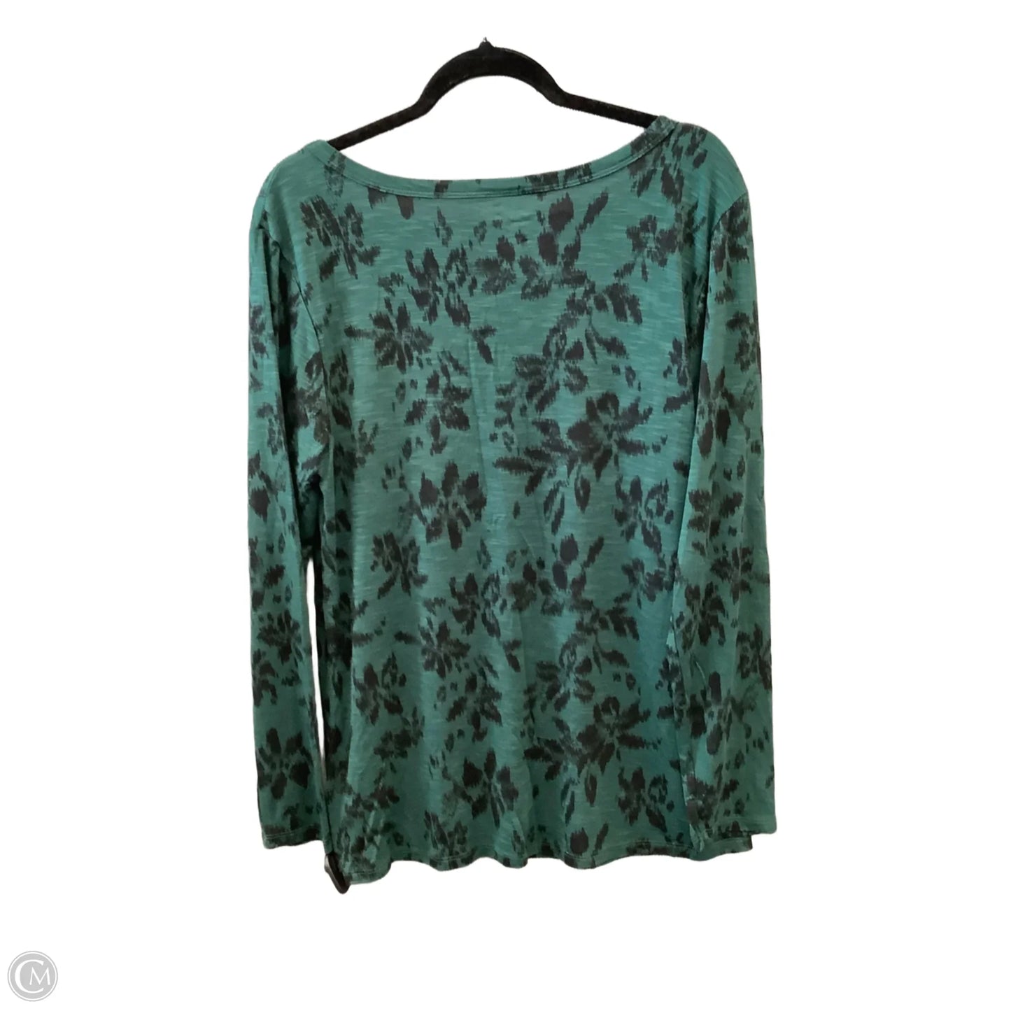 Top Long Sleeve By Maurices In Green, Size: Xl