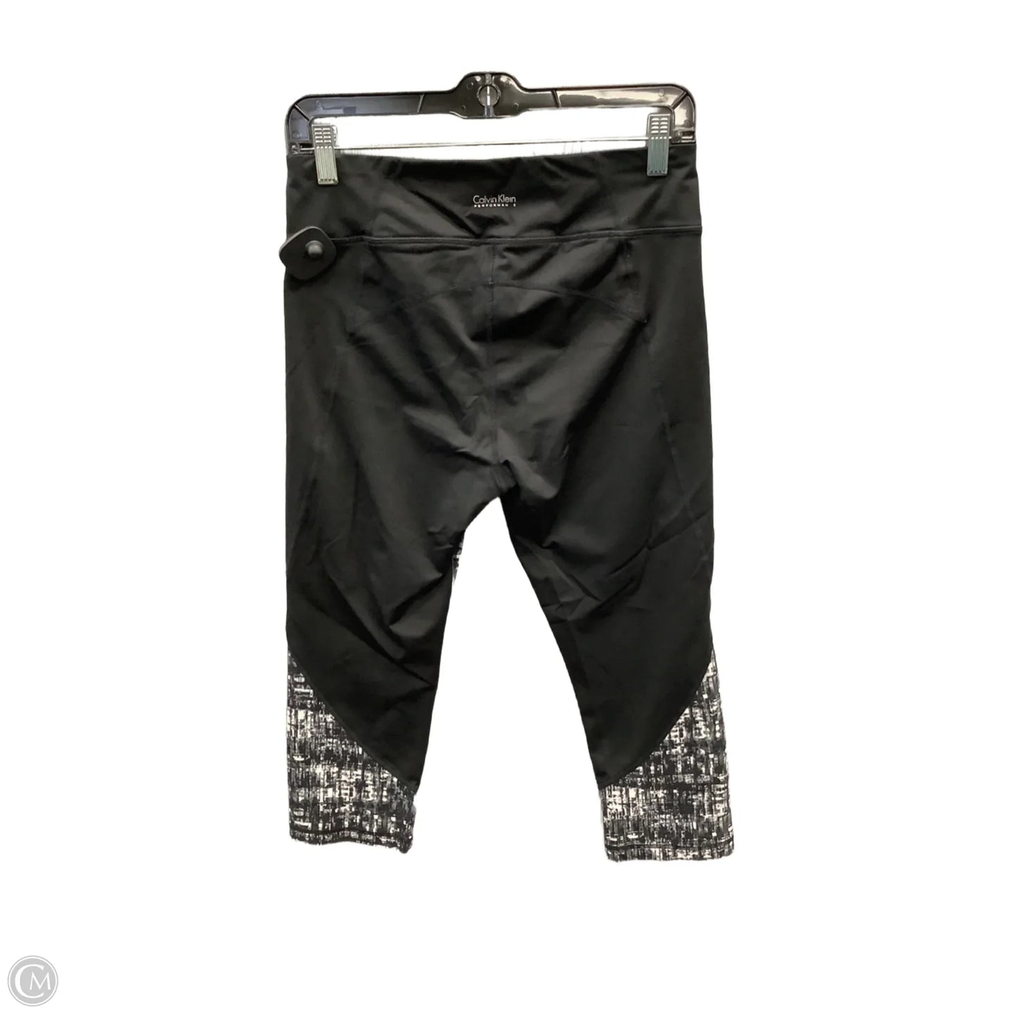Athletic Capris By Calvin Klein Performance In Black, Size: L