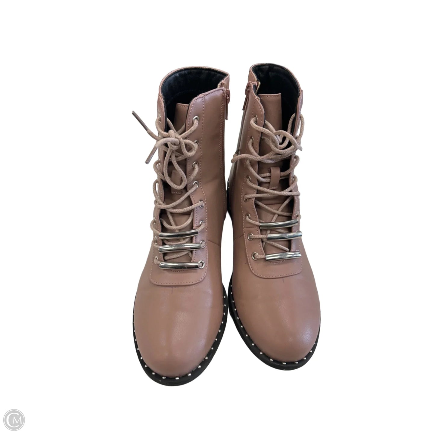 Boots Ankle Flats By Qupid In Pink, Size: 7.5