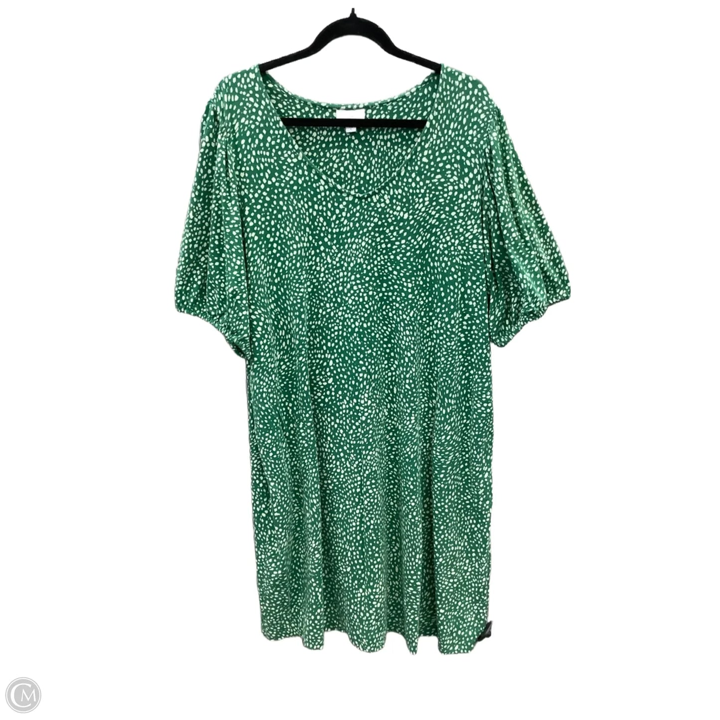 Dress Casual Midi By J. Jill In Green, Size: Xl