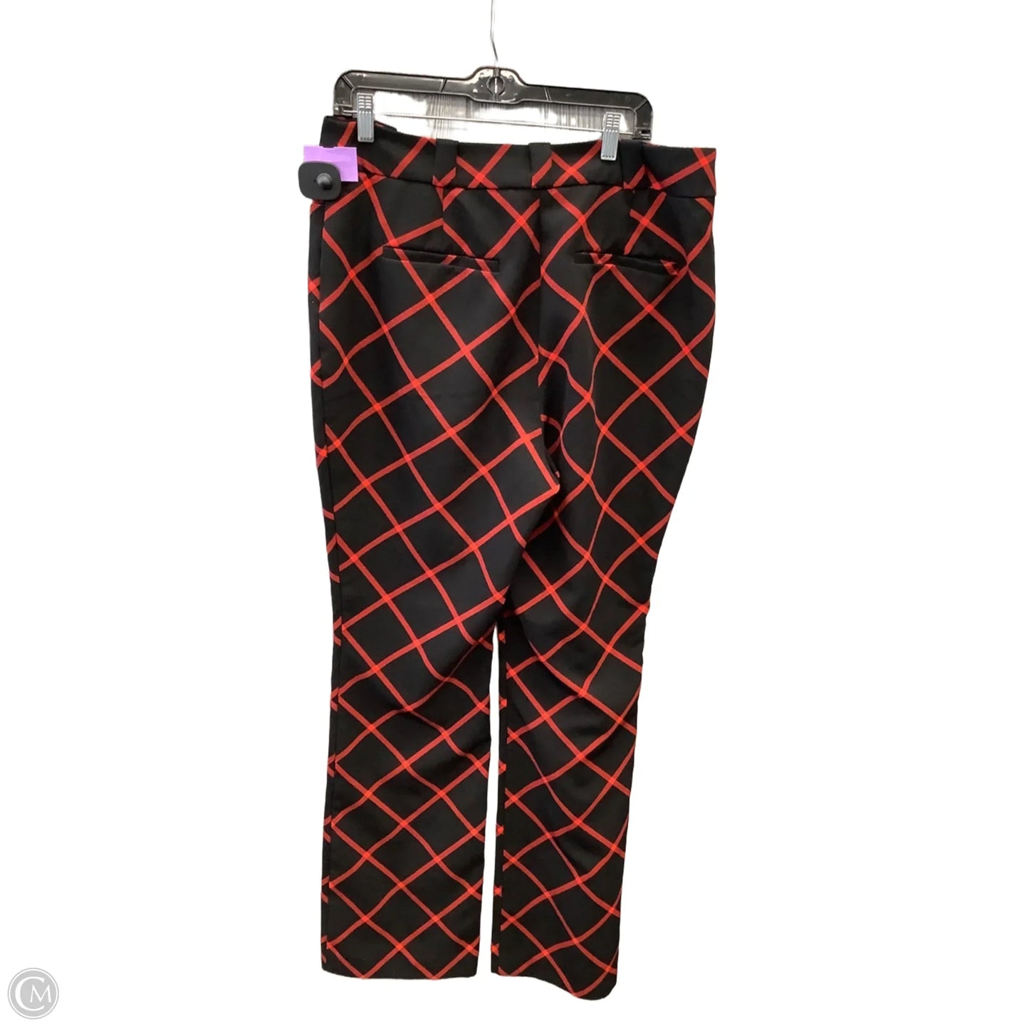 Pants Dress By New York And Co In Black & Red, Size: 14l