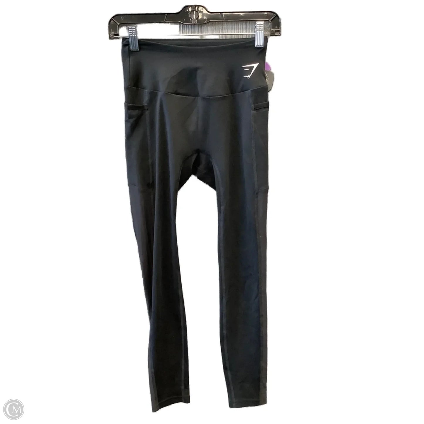 Athletic Leggings By Gym Shark In Black, Size: S