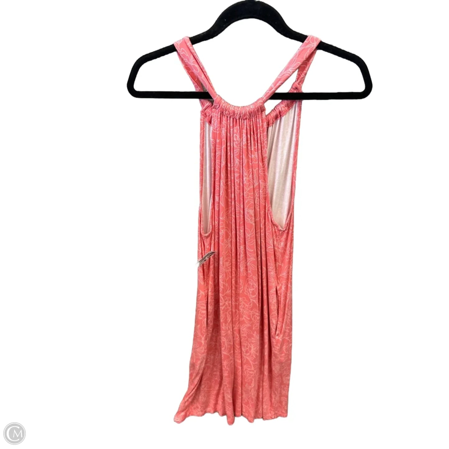 Dress Casual Midi By Time And Tru In Pink, Size: Xxl