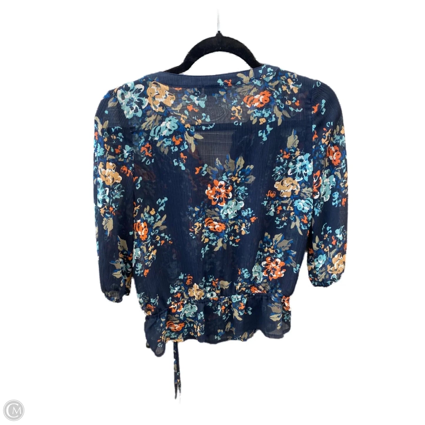 Top Long Sleeve By Ana In Blue, Size: Sp