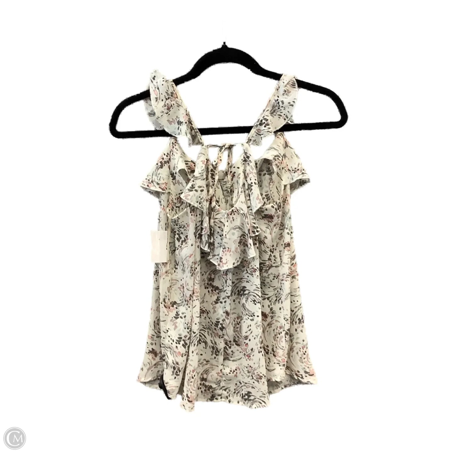 Top Sleeveless By Maurices In Cream, Size: S