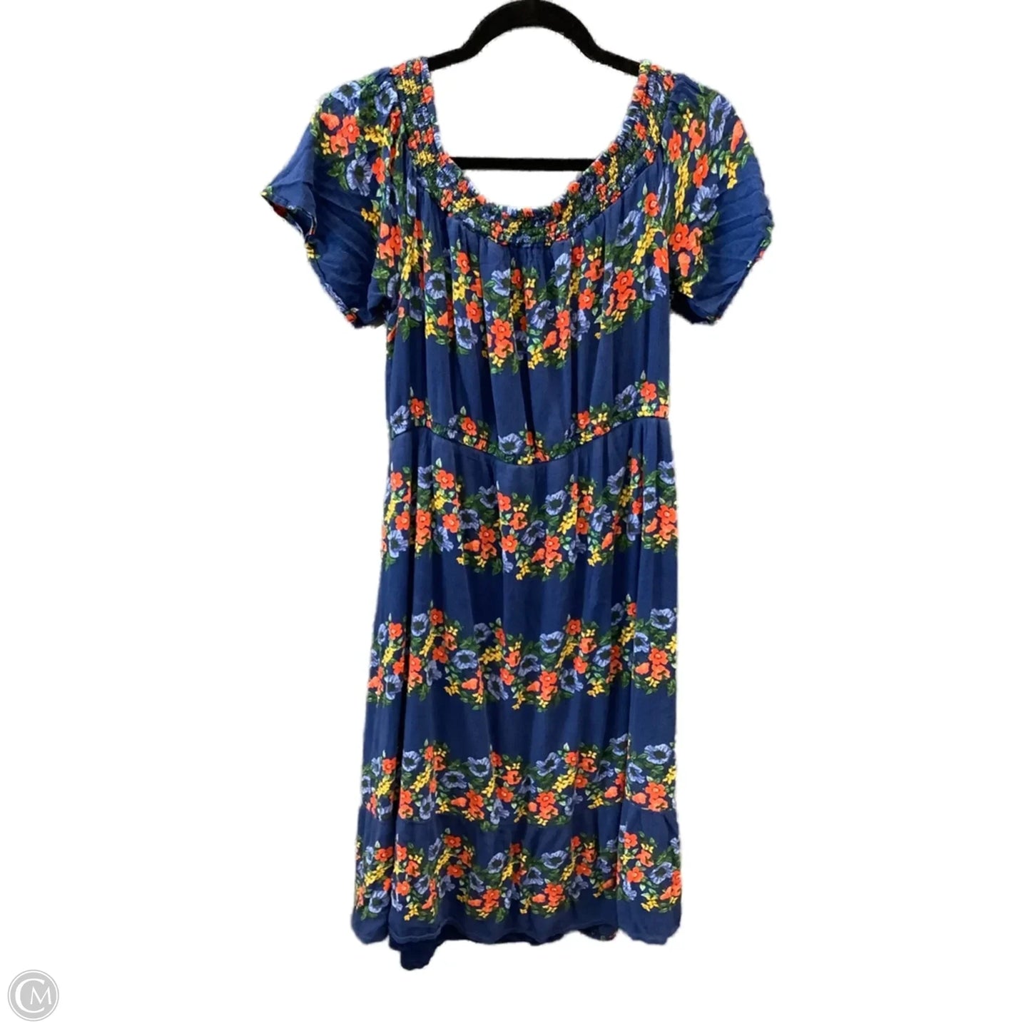 Dress Casual Midi By Old Navy In Blue, Size: L
