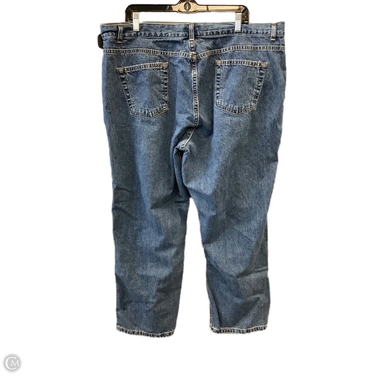 Jeans Straight By Faded Glory In Blue Denim, Size: 24