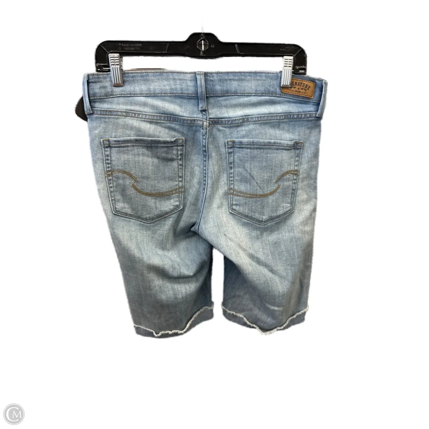 Shorts By Levis Signature In Blue Denim, Size: 8
