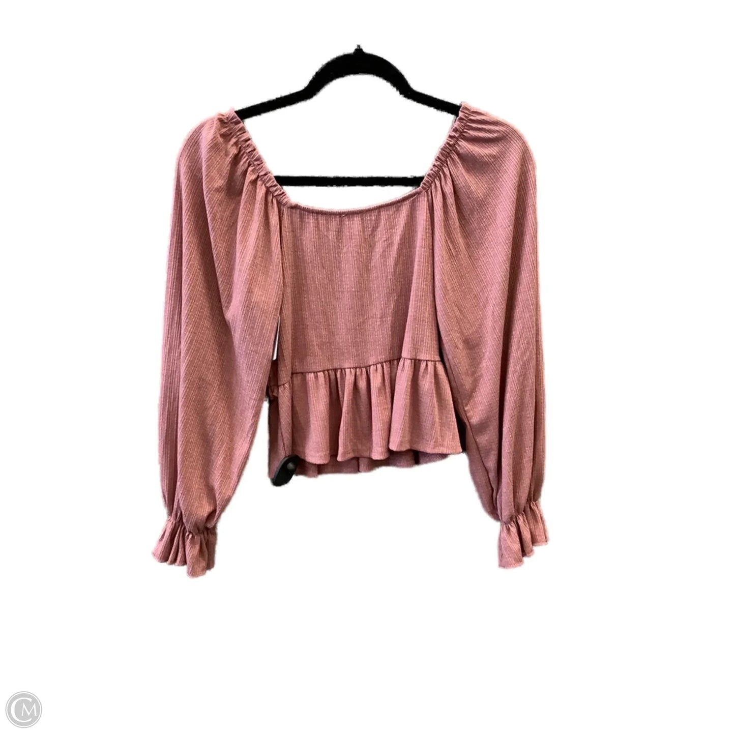 Top Long Sleeve By Altard State In Pink, Size: M