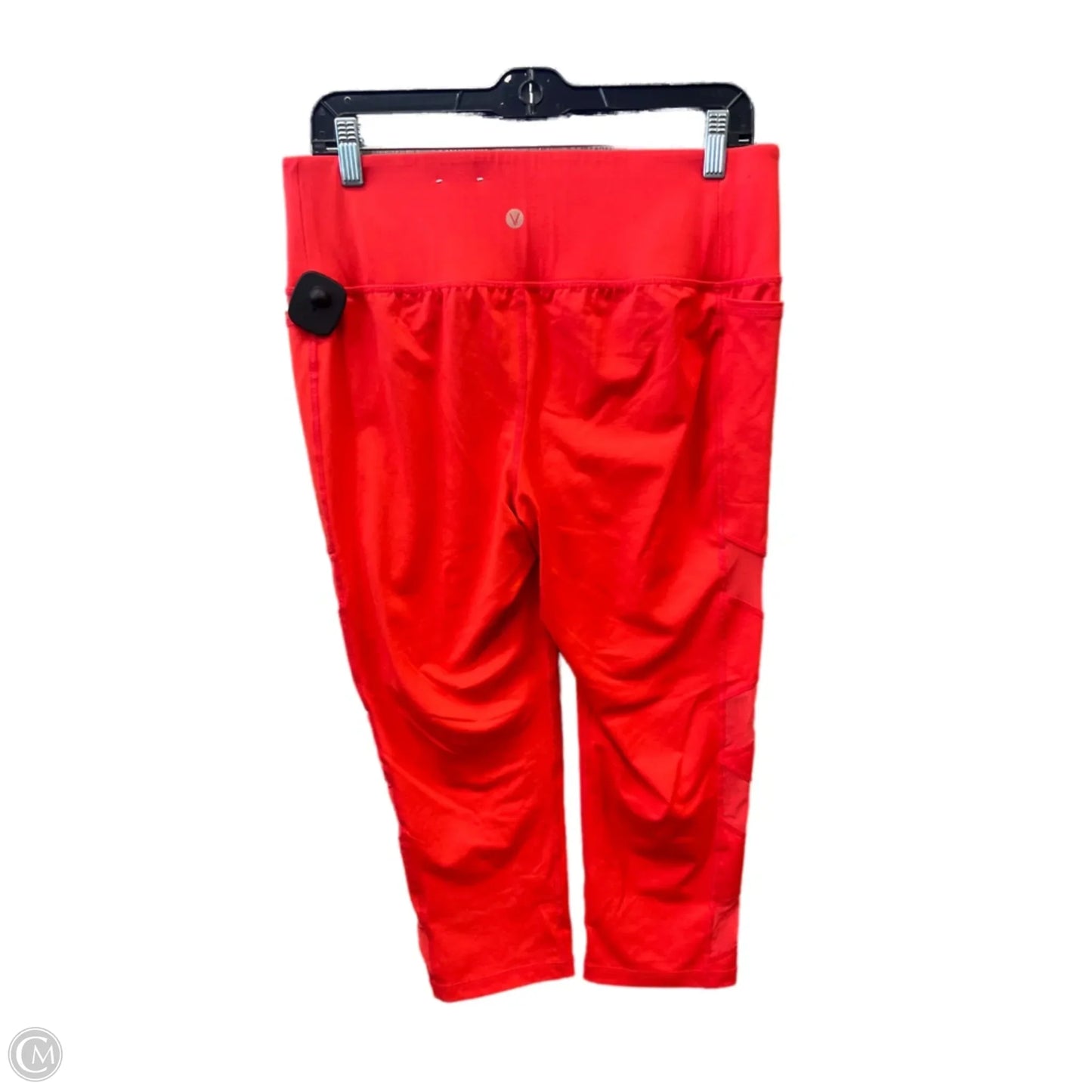Athletic Capris By Livi Active In Orange, Size: Xl