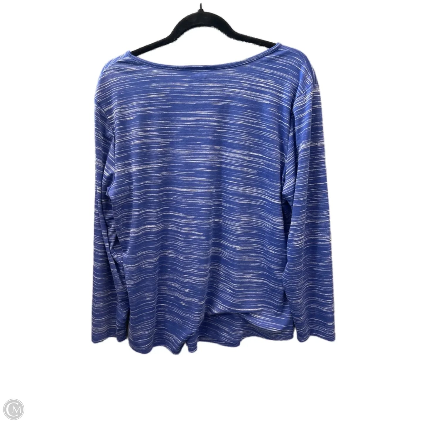 Top Long Sleeve By Christopher And Banks In Blue, Size: Xlp