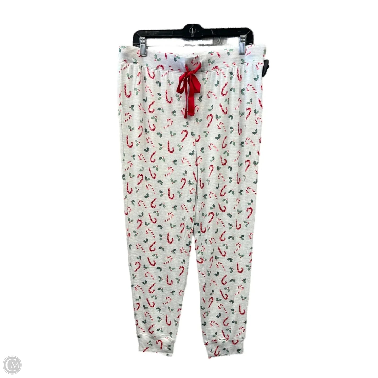 Pajamas 2pc By Clothes Mentor In Grey & Red, Size: Xl