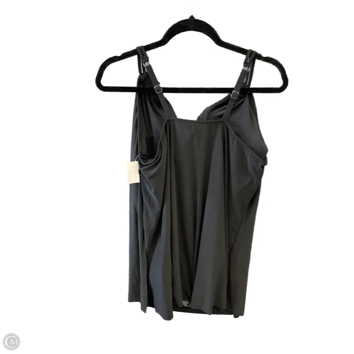 Swimsuit By Clothes Mentor In Black, Size: 2x