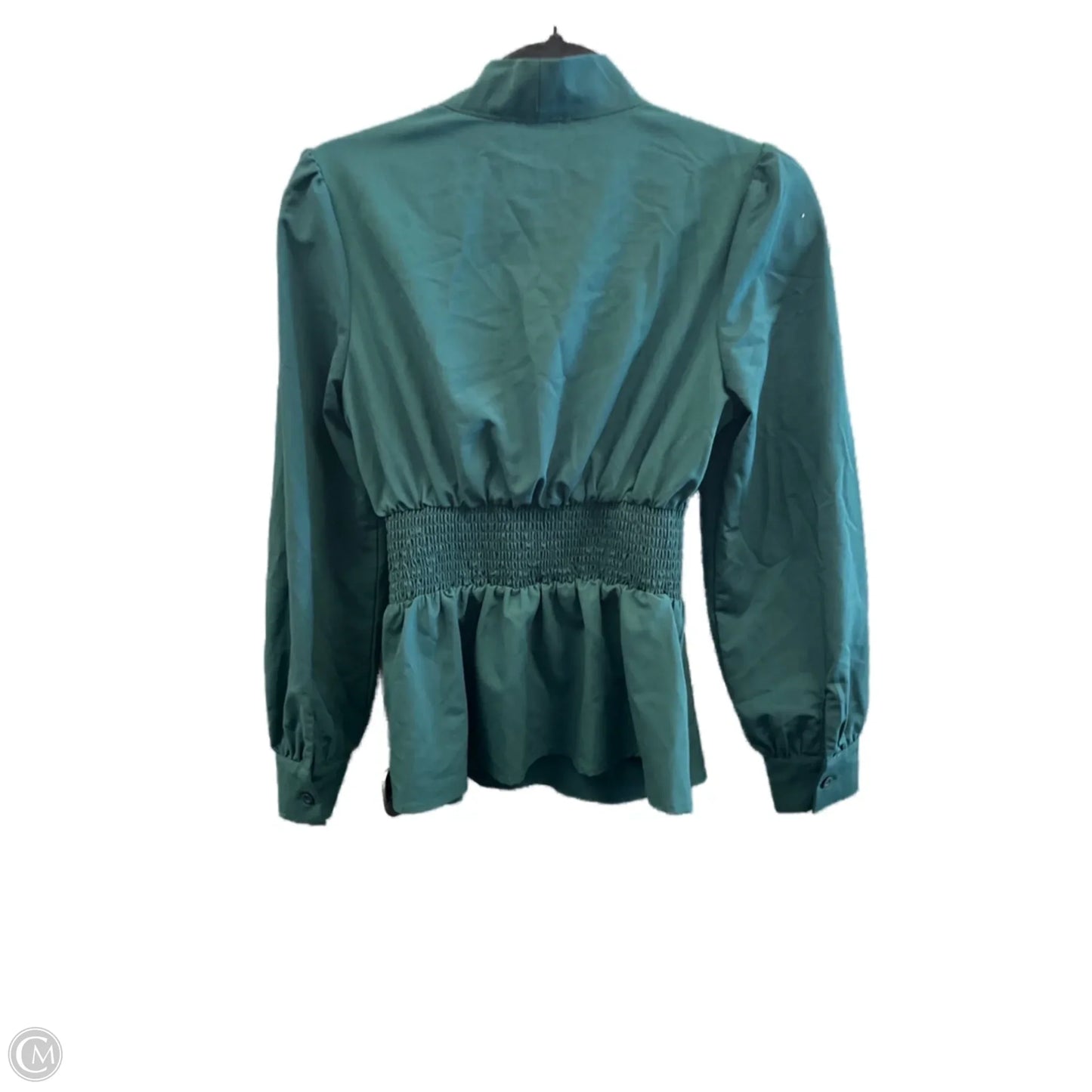 Blouse Long Sleeve By Grace Karin In Green, Size: S