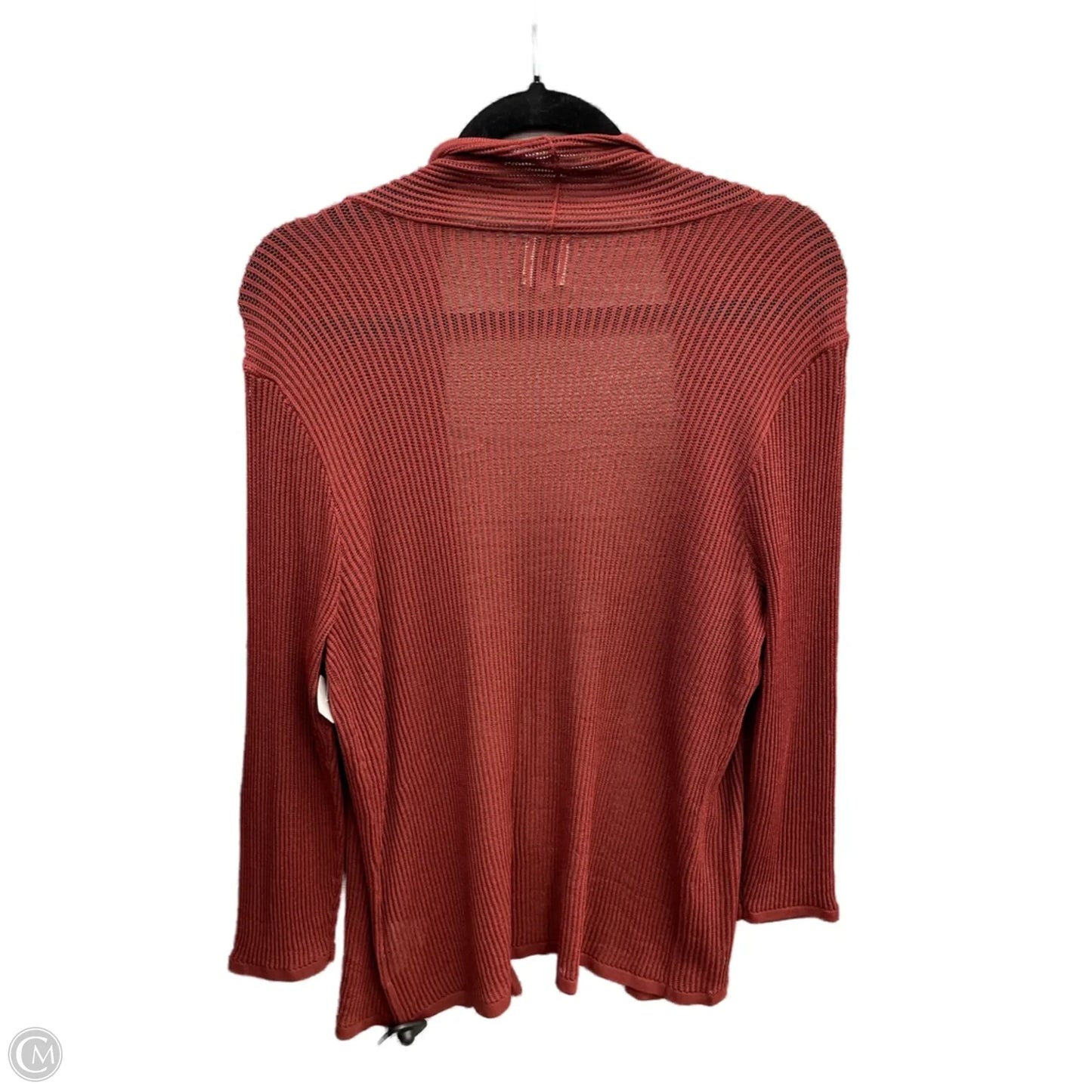 Cardigan By Anne Klein In Orange, Size: L
