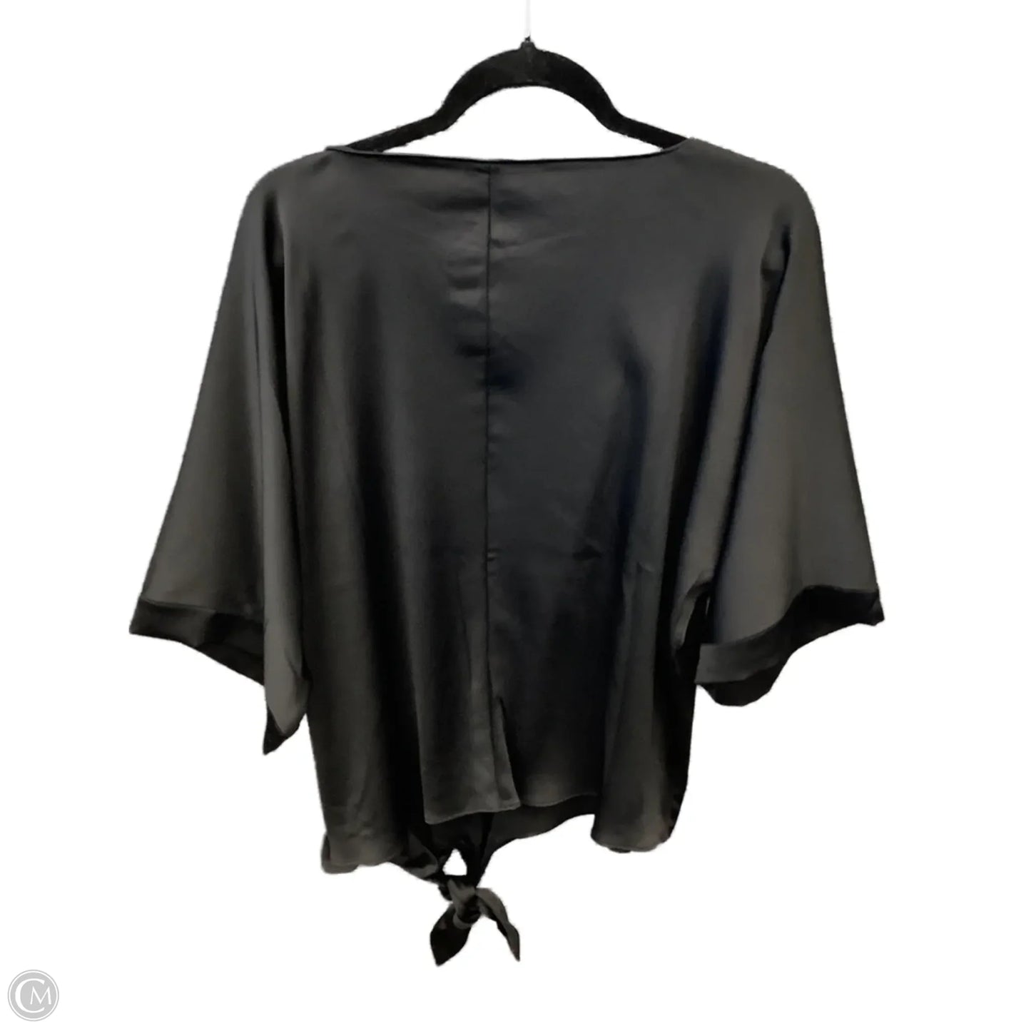 Blouse 3/4 Sleeve By Chicos In Black, Size: M