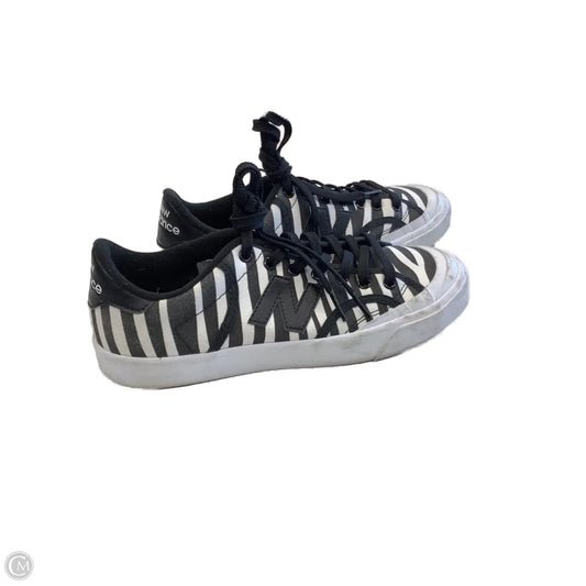 Shoes Sneakers By New Balance In Black & White, Size: 7