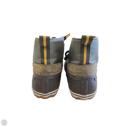 Boots Ankle Flats By Sperry In Brown & Green, Size: 6.5