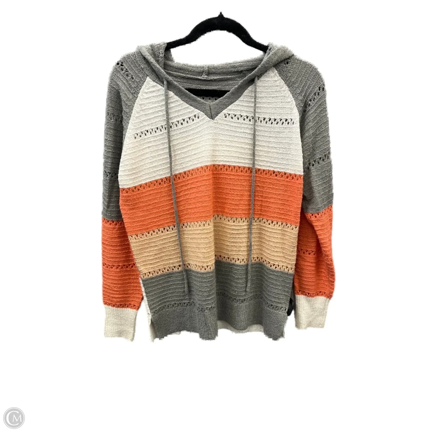 Sweatshirt Hoodie By Clothes Mentor In Multi-colored, Size: M