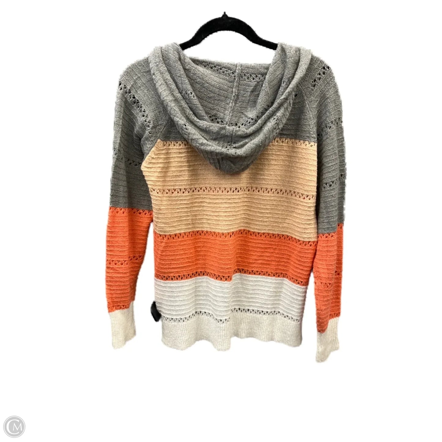 Sweatshirt Hoodie By Clothes Mentor In Multi-colored, Size: M